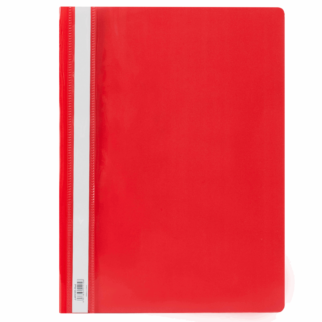 Швидкозшивач пластиковий А4, червоний H-Tone (JJ409306-red)